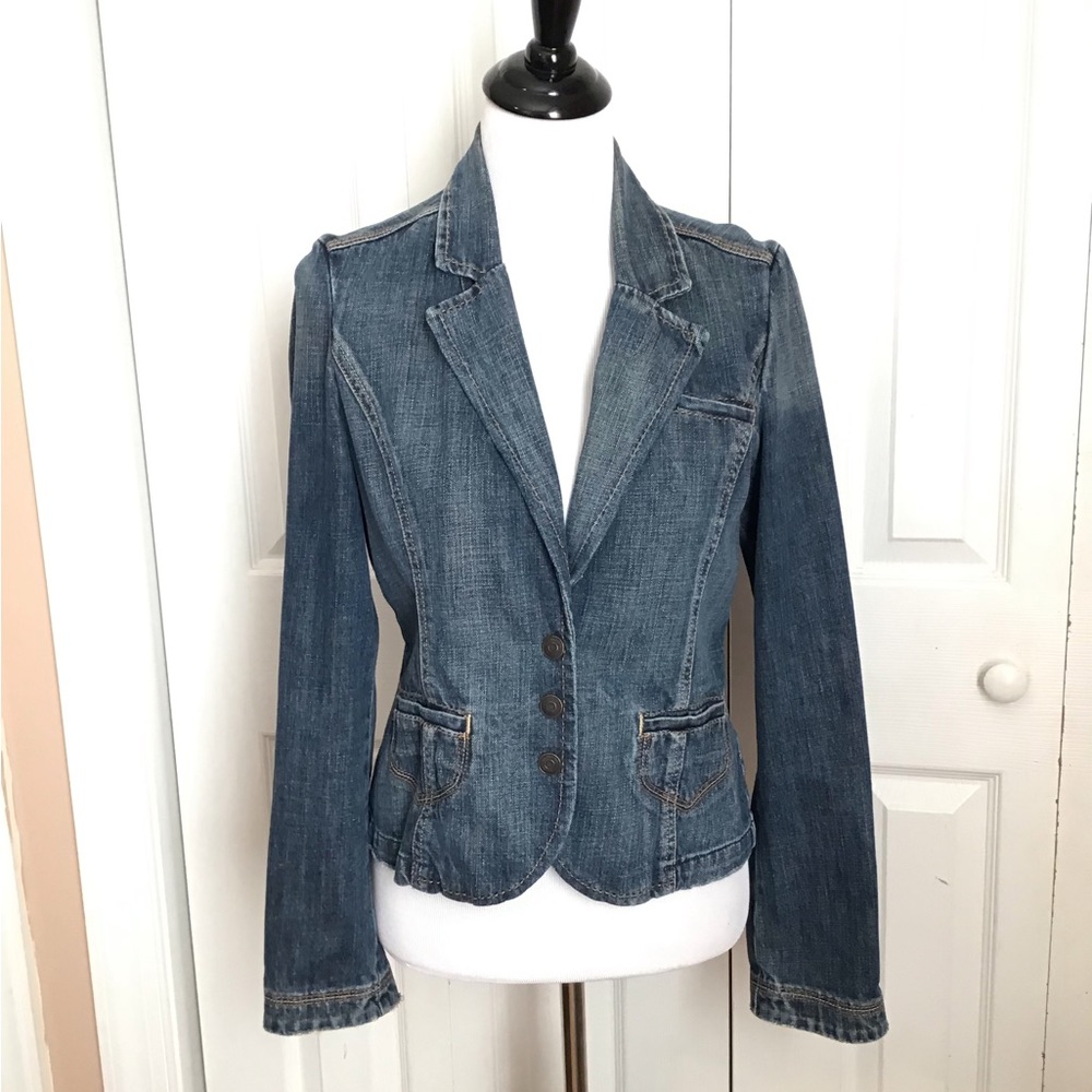 Calvin Klein vintage denim blazer